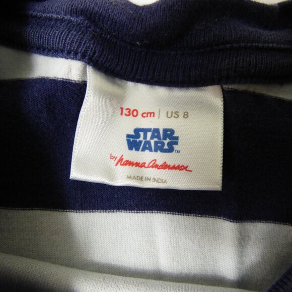 Hanna Andersson Kids' Star Wars Santa Porg T-Shirt, Size 8 - Picture 4 of 5